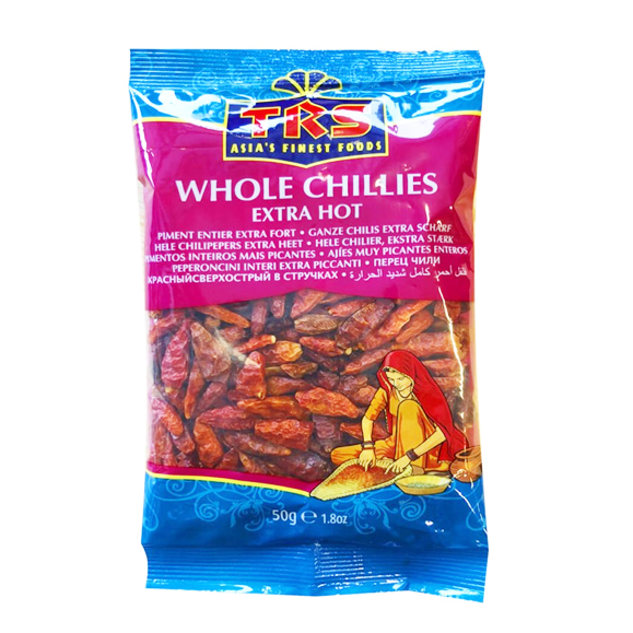 TRS Whole Chillies Extra Hot 50g